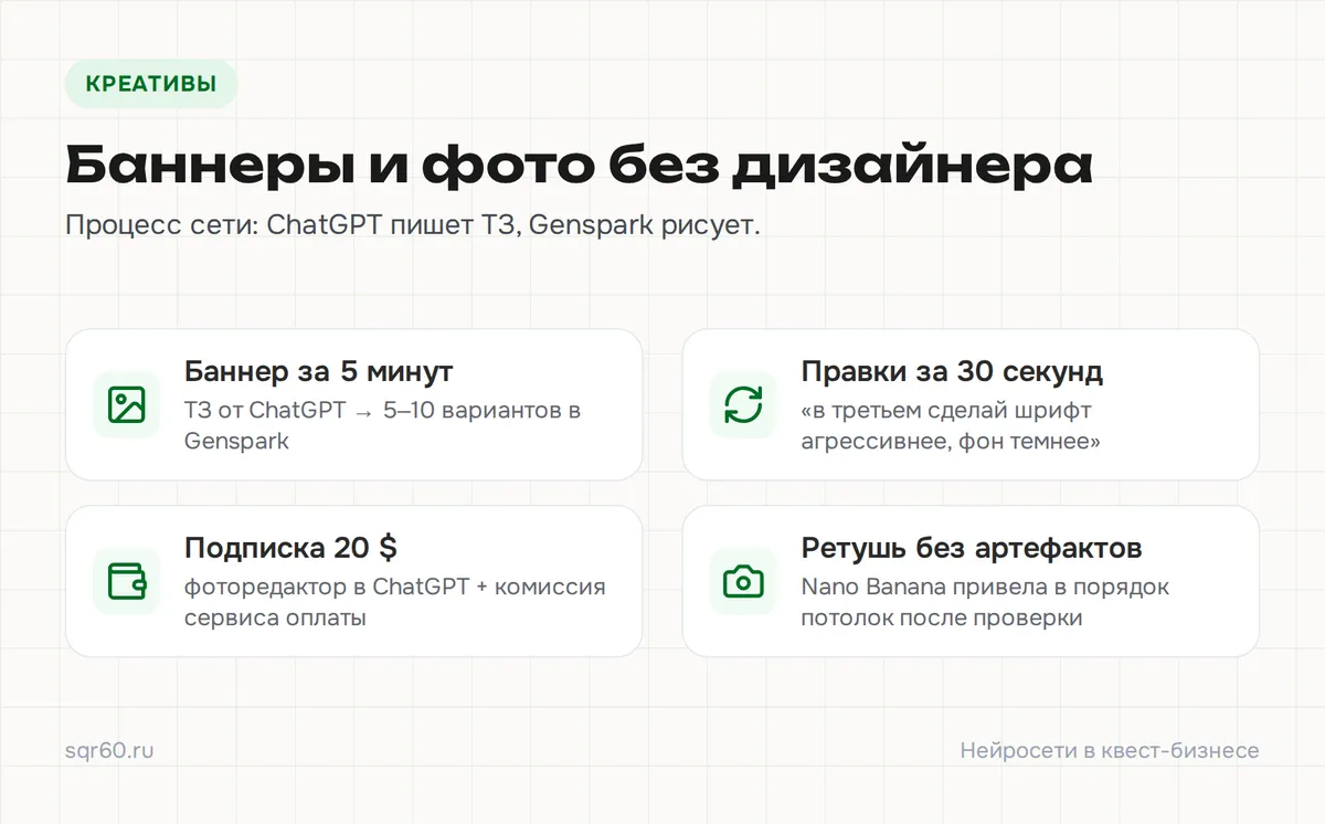 Инфографика: Баннеры и фото без дизайнера